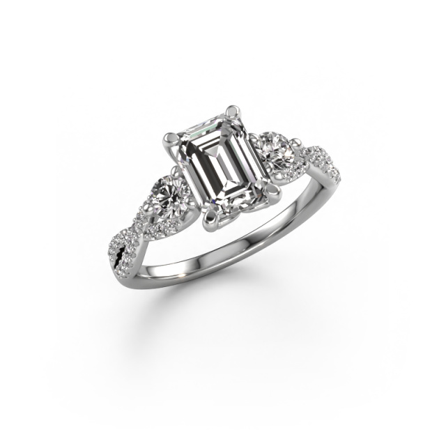 Afbeelding van Verlovingsring Marilou EME 585 witgoud Diamant 2.27 crt