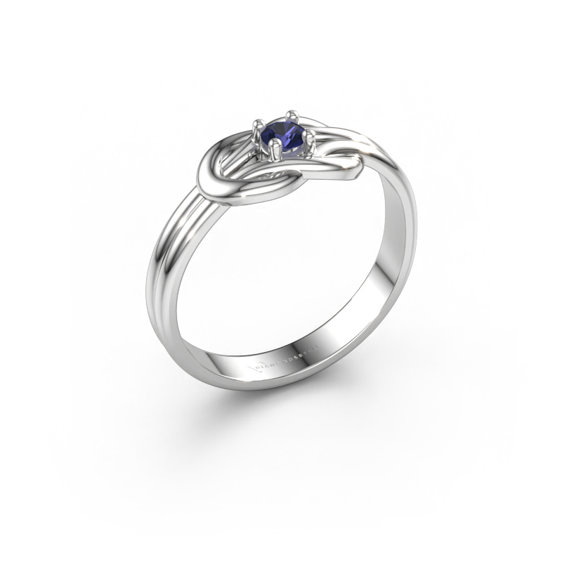 Bild av Ring Marina 585 vitt guld Safir 3 mm