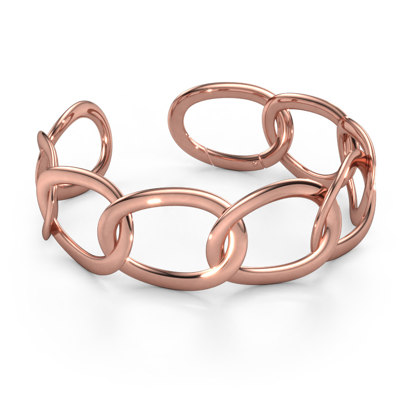 Image of Bracelet Marit 25mm Solid - 585 rose gold