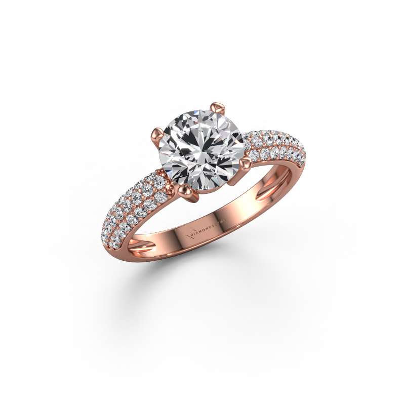 Bild von Verlobungsring Marjan 585 Roségold Lab-grown Diamant 1.869 crt