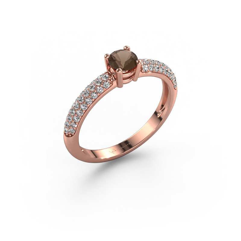 Bild von Ring Marjan 585 Roségold Rauchquarz 4.2 mm