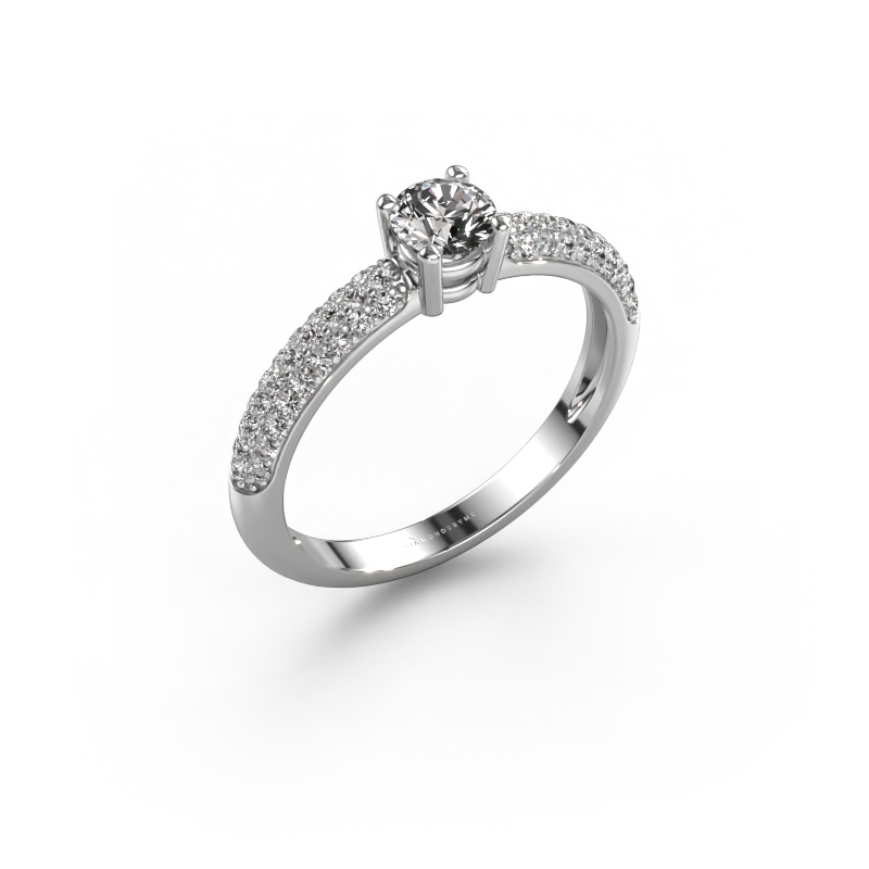 Bild von Ring Marjan 950 Platin Custom diamant 4.2 mm