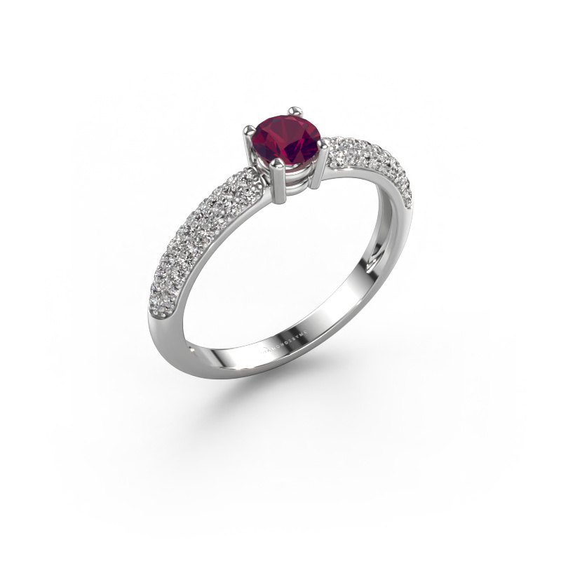 Bild von Ring Marjan 950 Platin Rhodolit 4.2 mm