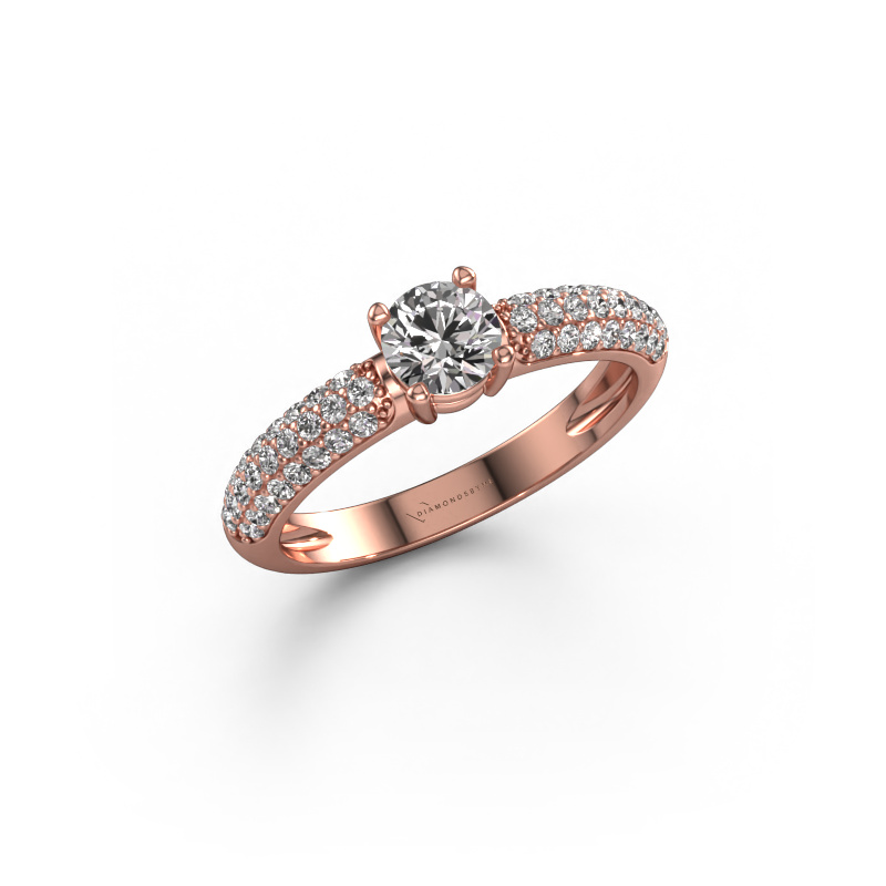 Image of Engagement ring Marjan 585 rose gold Diamond 0.769 crt