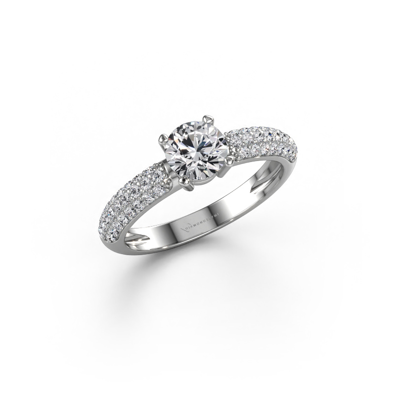 Bild von Verlobungsring Marjan 950 Platin Lab-grown Diamant 1.069 crt