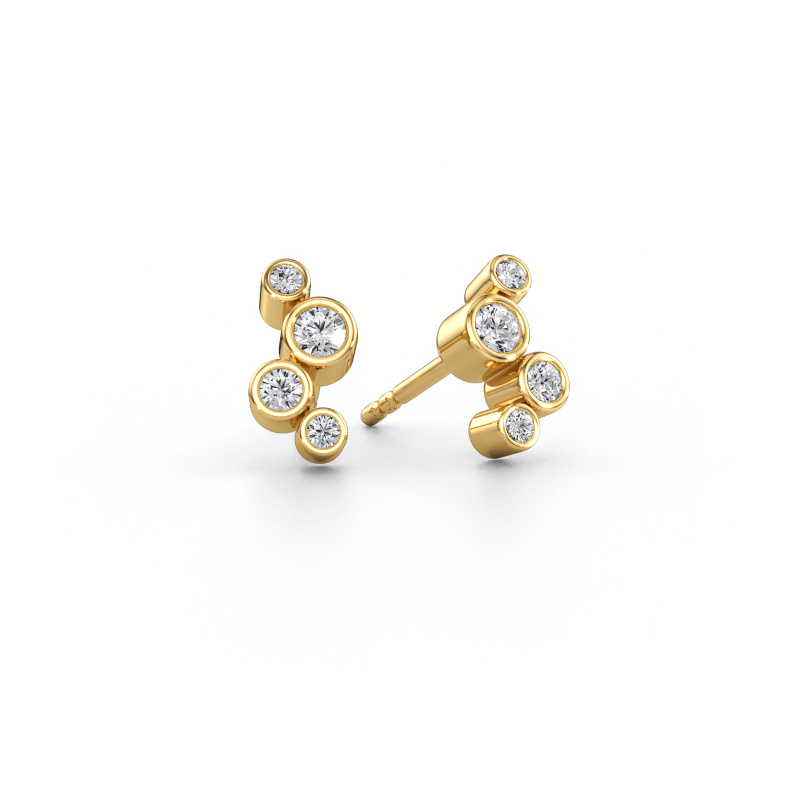 Bild von Ohrsteckers Marlys 2 585 Gold Diamant 0.24 crt
