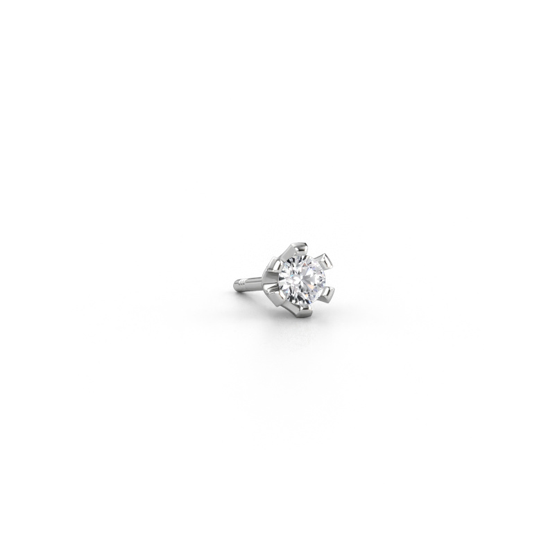 Immagine di Orecchino da uomo Martijn 585 oro bianco Diamante 0.10 crt