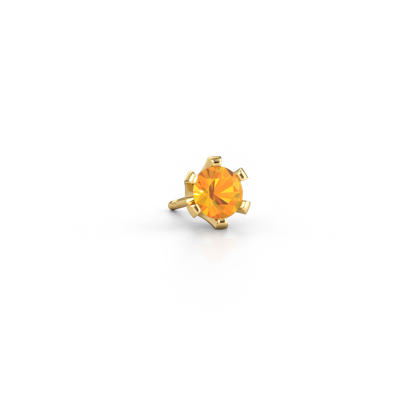 Immagine di Orecchino da uomo Martijn 585 oro Citrino 4.2 mm