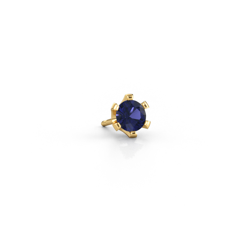 Immagine di Orecchino da uomo Martijn 585 oro Zaffiro 4.2 mm