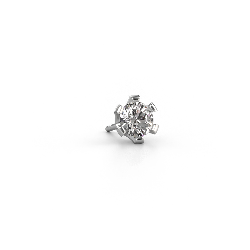Image of Men's earring Martijn 950 platinum Diamond 0.50 crt