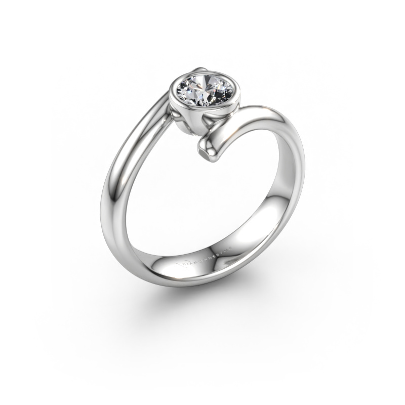 Bild av Ring Mary 585 vitt guld Labbodlad diamant 0.50 crt