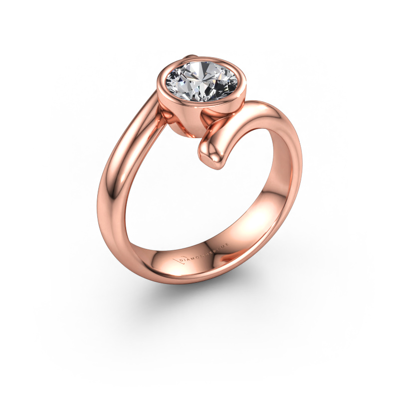Immagine di Anello Mary 585 oro rosa Diamante 1.00 crt