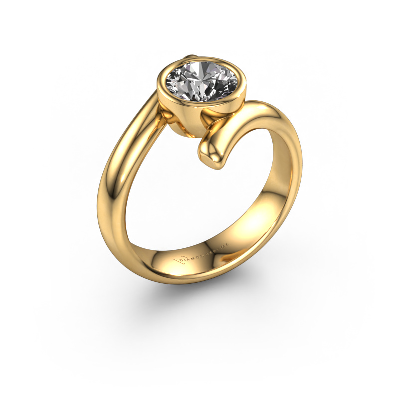 Image de Bague Mary 585 or jaune Diamant 1.00 crt