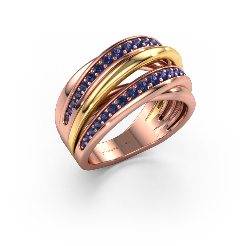 Image of Ring Marylouise 2 585 rose gold Sapphire 1.2 mm