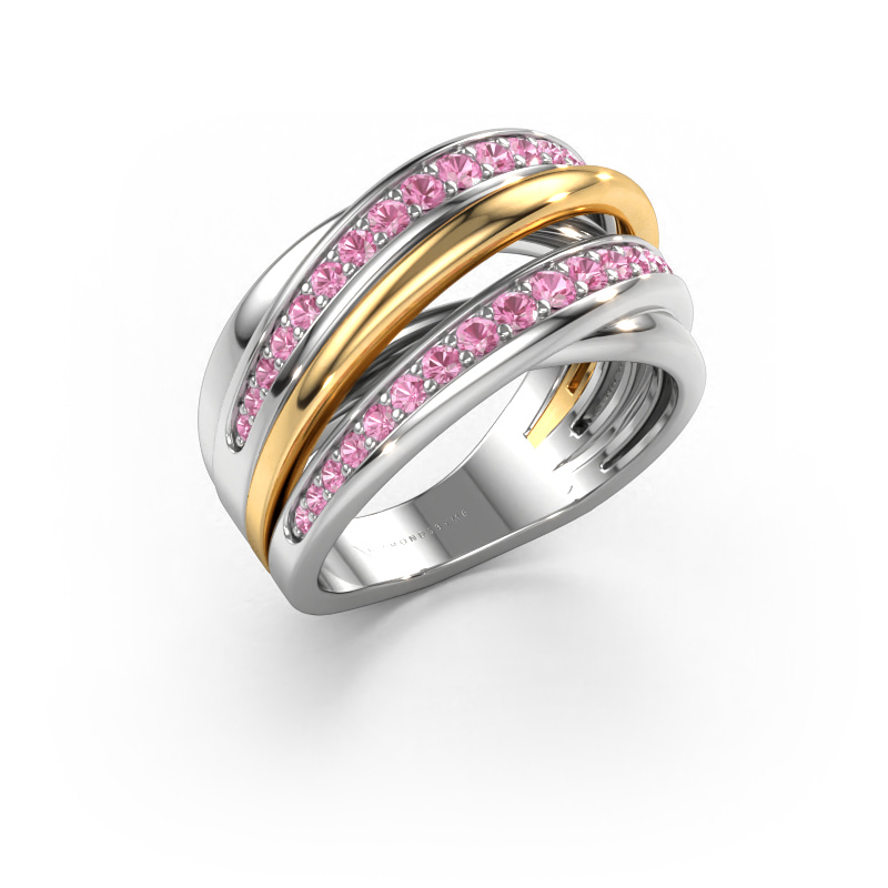 Bild von Ring Marylouise 2 585 Weißgold Pink Saphir 1.2 mm