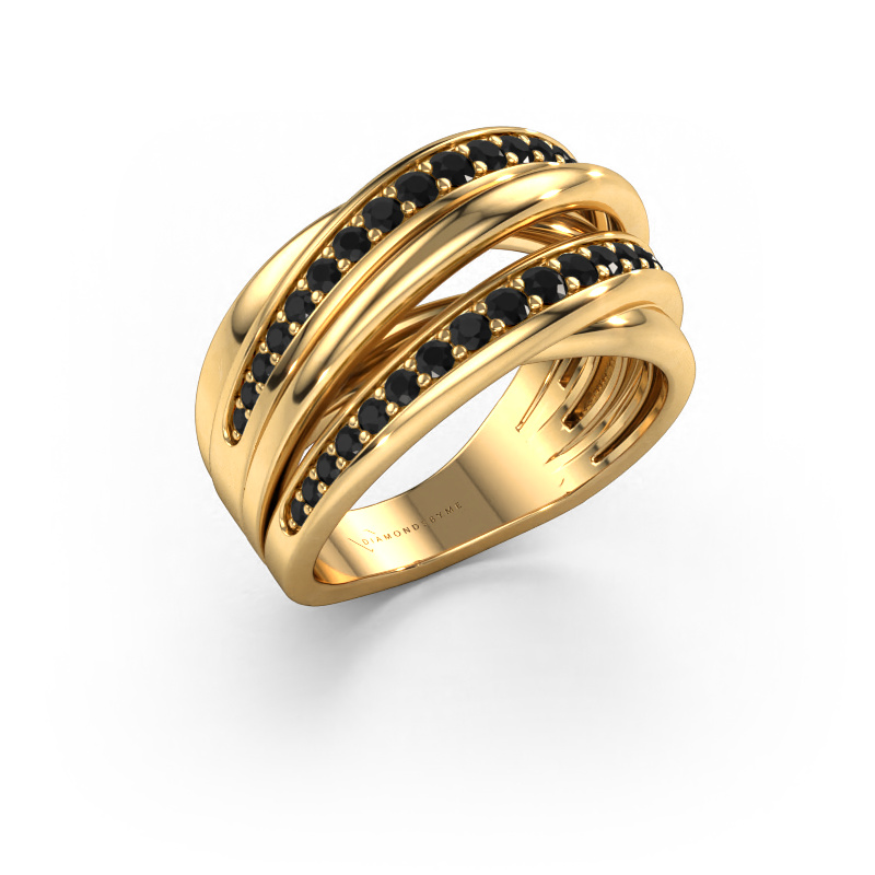 Bild von Ring Marylouise 2 585 Gold Schwarz Diamant 0.742 crt