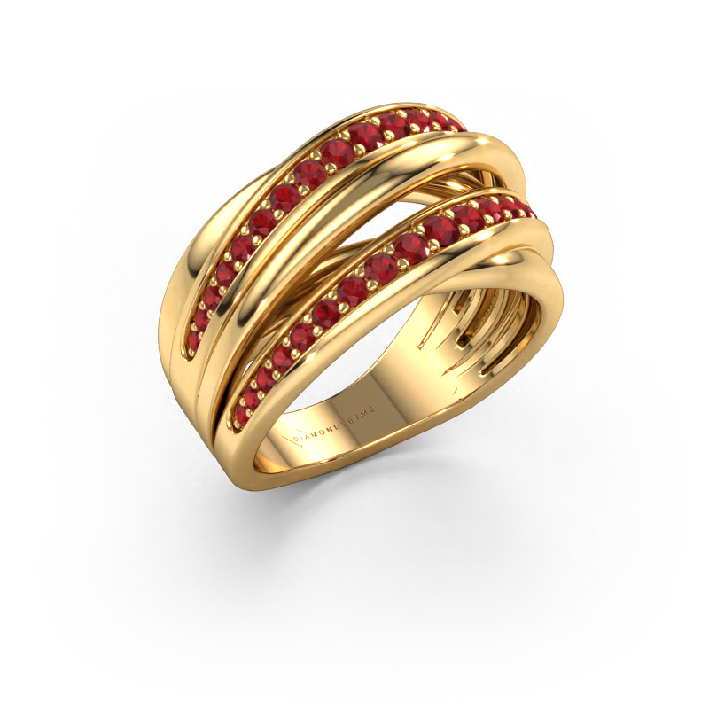Image of Ring Marylouise 2 585 gold Ruby 1.2 mm