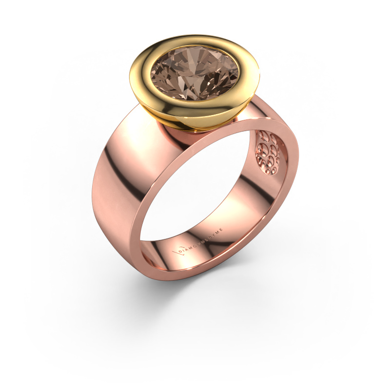 Bild von Ring Maxime 585 Roségold Braun Diamant 2.00 crt