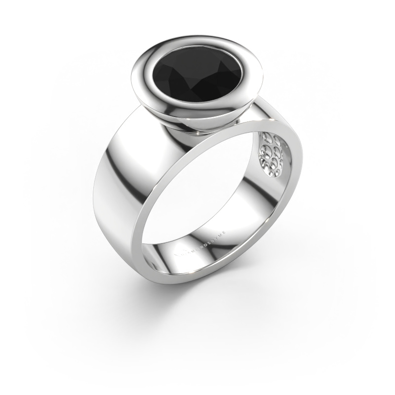 Bild av Ring Maxime 585 vitt guld Svart diamant 2.40 crt