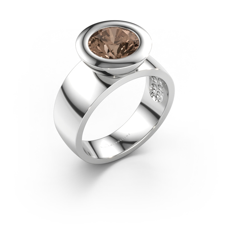 Immagine di Anello Maxime 585 oro bianco Diamante marrone 2.00 crt