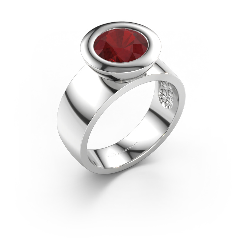Immagine di Anello Maxime 585 oro bianco Rubino 8 mm
