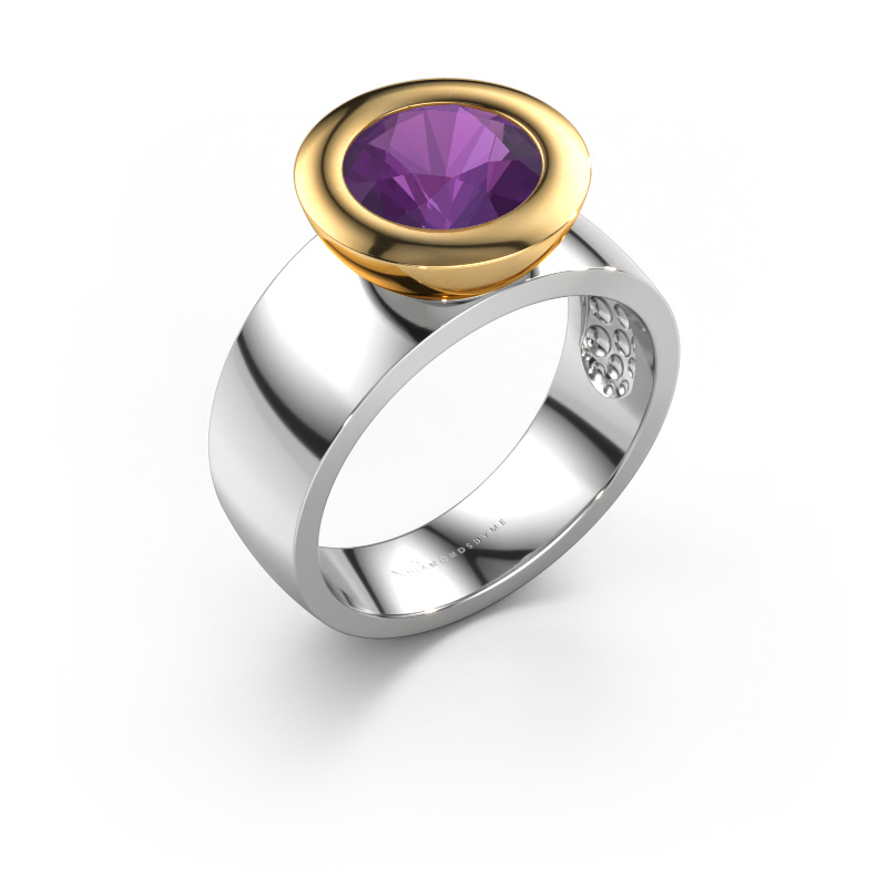 Bild von Ring Maxime 585 Weißgold Amethyst 8 mm