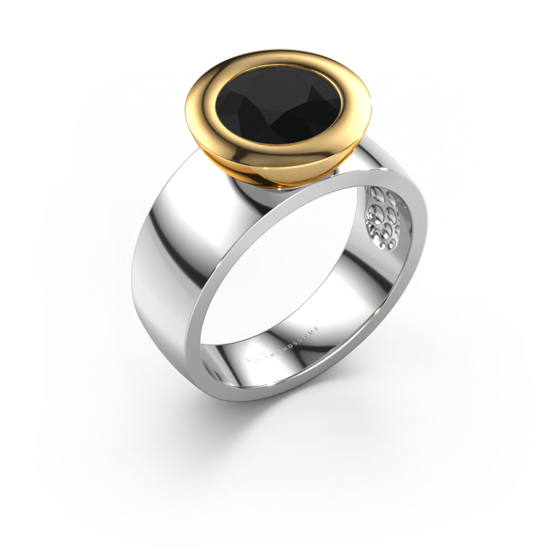 Afbeelding van Ring Maxime 585 witgoud Zwarte diamant 2.40 crt