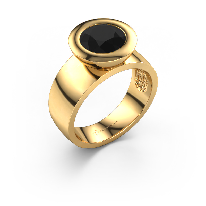 Image of Ring Maxime 585 gold Black diamond 2.40 crt