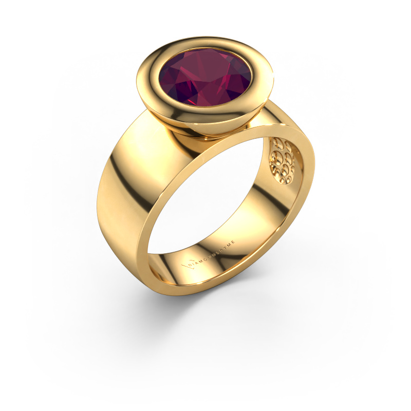 Image of Ring Maxime 585 gold Rhodolite 8 mm