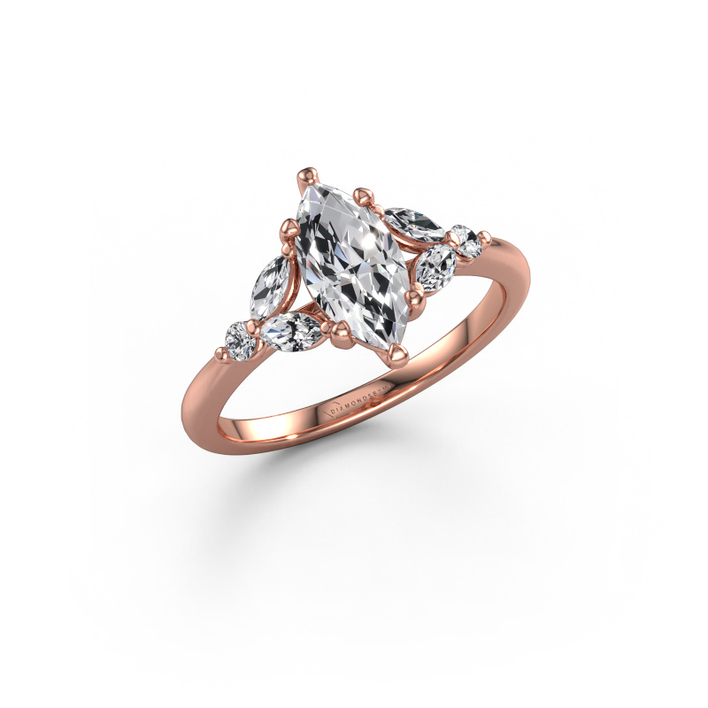 Image of Engagement ring Megan MRQ 585 rose gold Diamond 1.46 crt