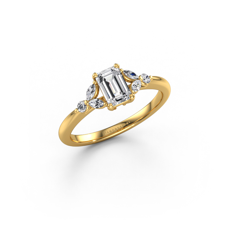Image of Engagement ring Megan EME 585 gold Lab grown diamond 0.85 crt