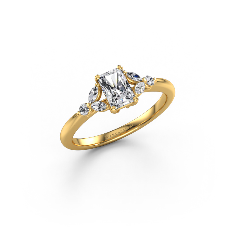 Bild von Verlobungsring Megan RAD 585 Gold Diamant 0.80 crt