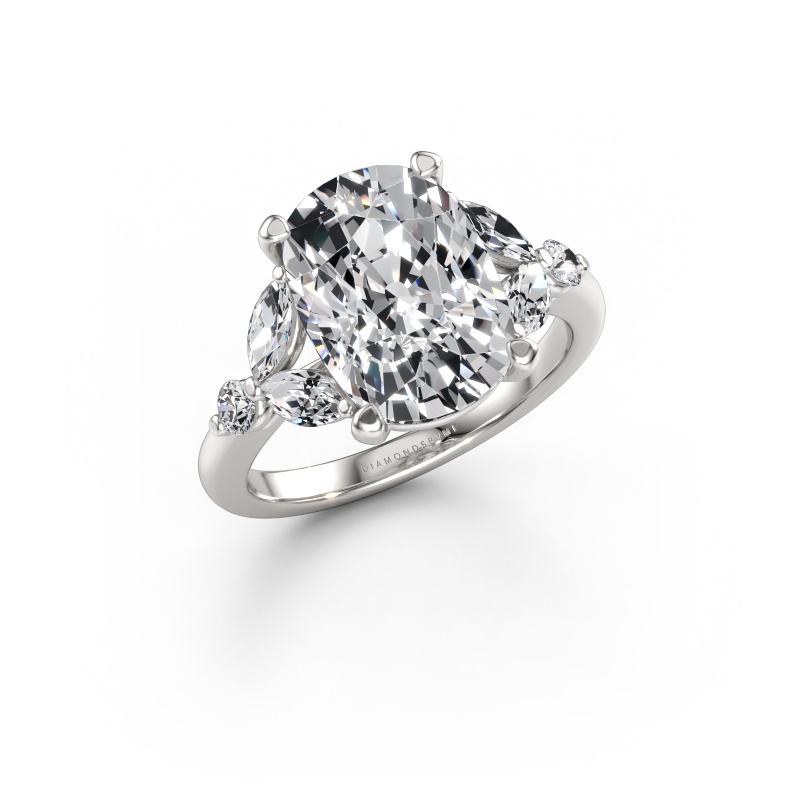 Bild av Förlovningsring Megan CSH 950 platina Labbodlad diamant 5.68 crt