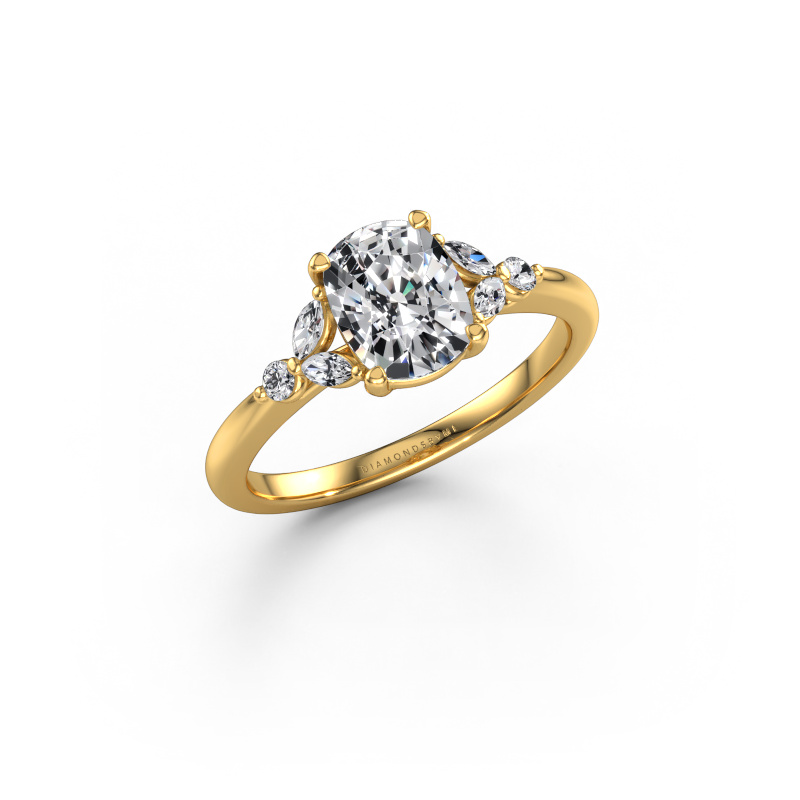 Image of Engagement ring Megan CSH 585 gold Lab grown diamond 1.40 crt