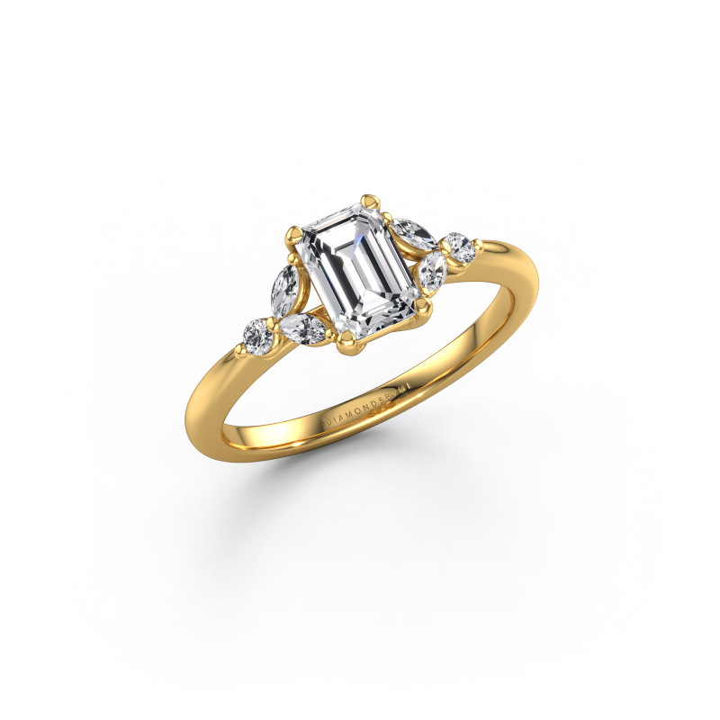 Image of Engagement ring Megan EME 585 gold Lab grown diamond 1.05 crt