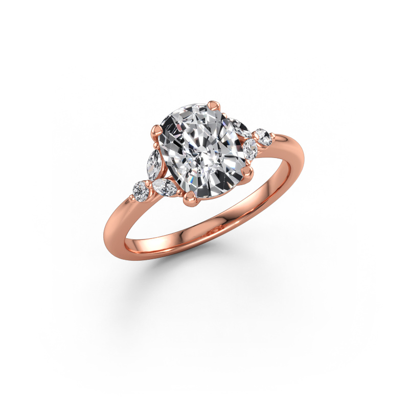 Bild av Förlovningsring Megan CSH 585 roséguld Labbodlad diamant 2.15 crt