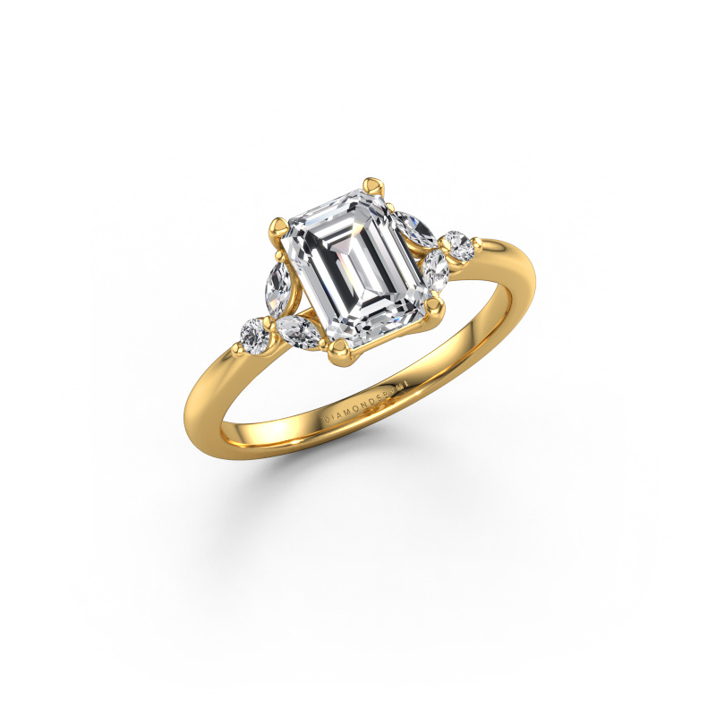 Image de Bague de fiançailles Megan EME 585 or jaune Diamant 1.65 crt