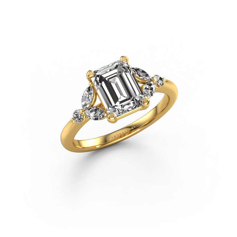 Image of Engagement ring Megan EME 585 gold Diamond 2.21 crt