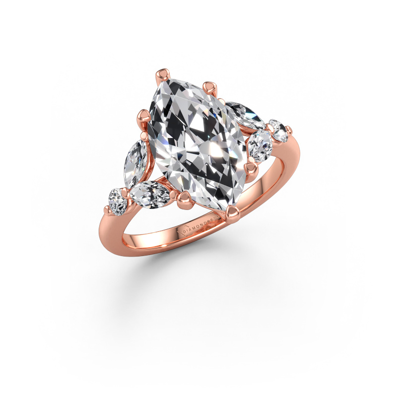 Immagine di Anello di fidanzamento Megan MRQ 585 oro rosa Diamante 3.68 crt