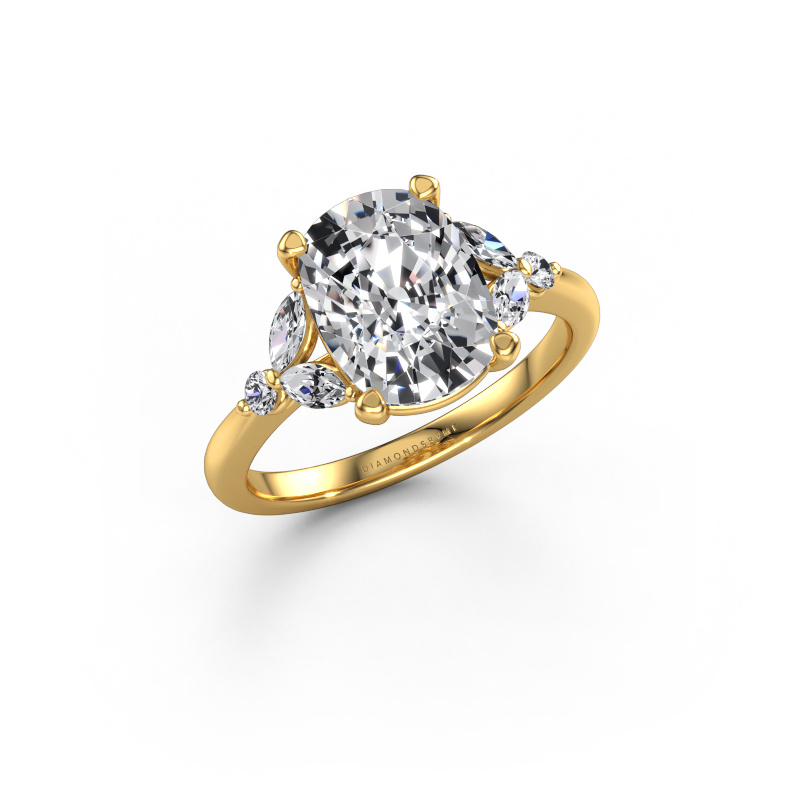 Image of Engagement ring Megan CSH 585 gold Lab grown diamond 3.46 crt