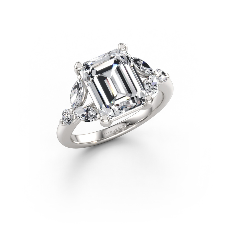 Image of Engagement ring Megan EME 585 white gold Diamond 4.18 crt