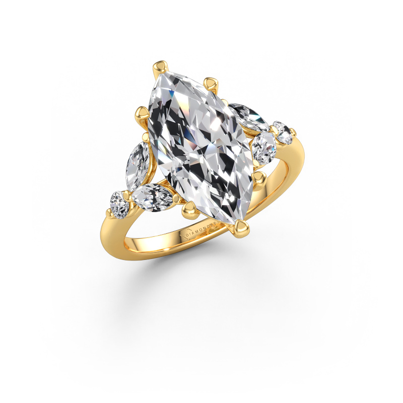 Immagine di Anello di fidanzamento Megan MRQ 585 oro Diamante lab grown 4.54 crt