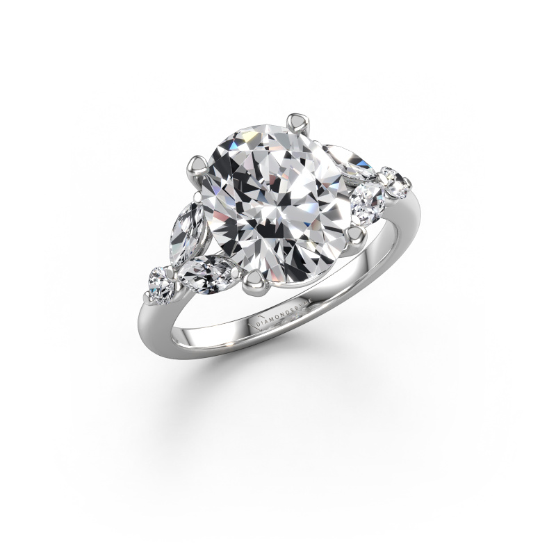 Bild von Verlobungsring Megan OVL 585 Weißgold Lab-grown Diamant 4.53 crt