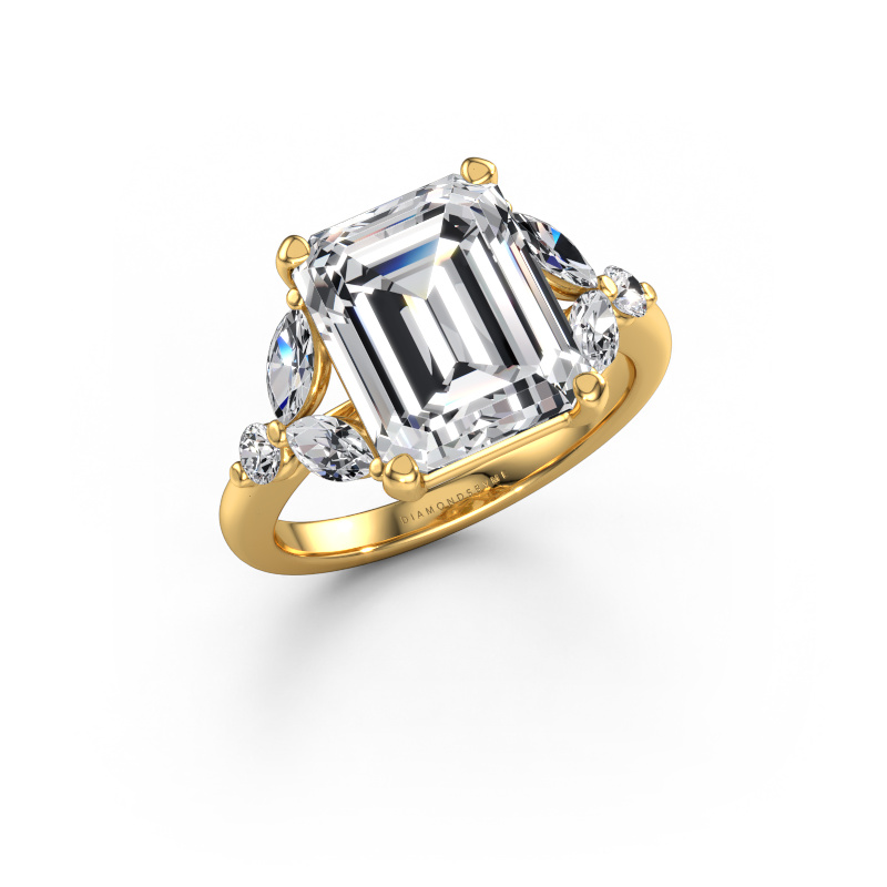Image of Engagement ring Megan EME 585 gold Lab grown diamond 5.89 crt