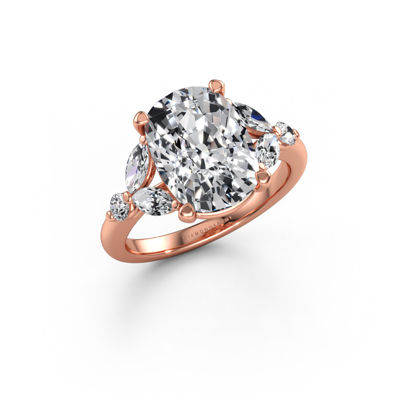 Immagine di Anello di fidanzamento Megan CSH 585 oro rosa Diamante lab grown 5.18 crt