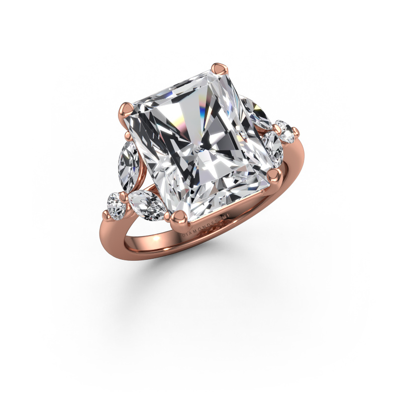 Bild von Verlobungsring Megan RAD 585 Roségold Lab-grown Diamant 7.47 crt