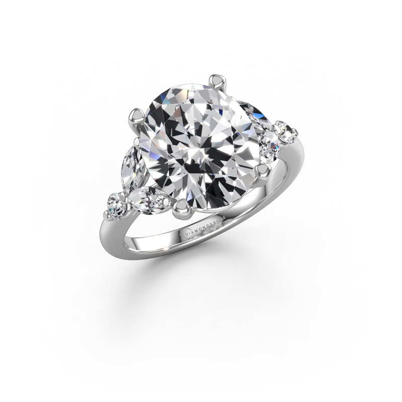 Bild von Verlobungsring Megan OVL 950 Platin Lab-grown Diamant 5.730 crt