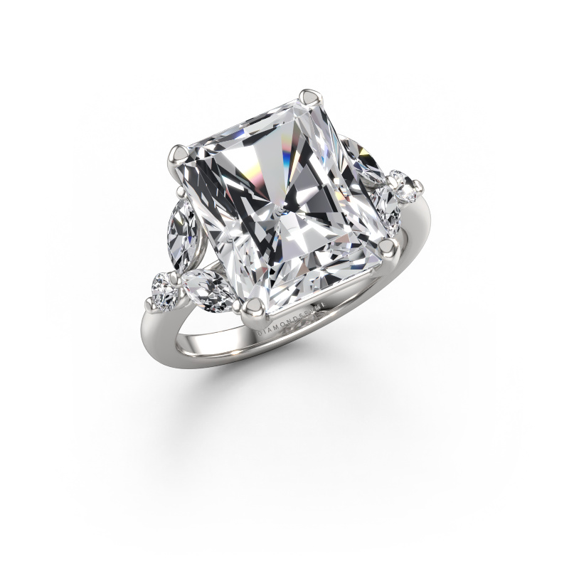 Bild von Verlobungsring Megan RAD 950 Platin Lab-grown Diamant 7.47 crt