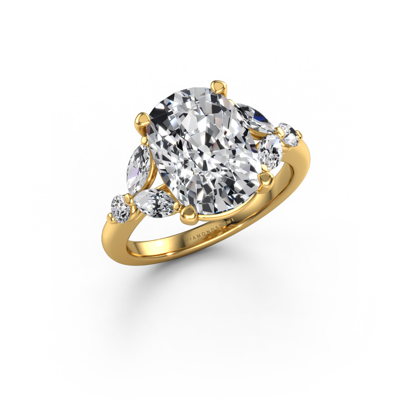 Image of Engagement ring Megan CSH 585 gold Lab grown diamond 5.18 crt
