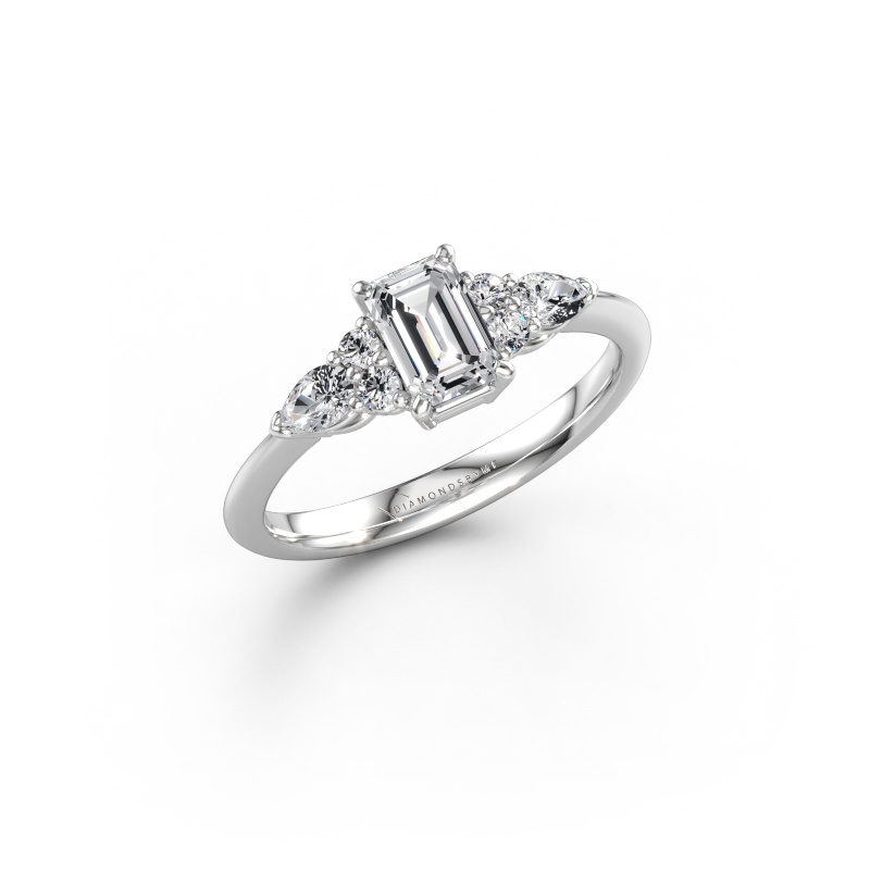 Bild av Löftesring Melani EME 585 vitt guld Diamant 1.16 crt